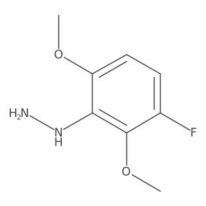 (3-Fluoro-2,6-dimethoxyphenyl)hydrazine Structure