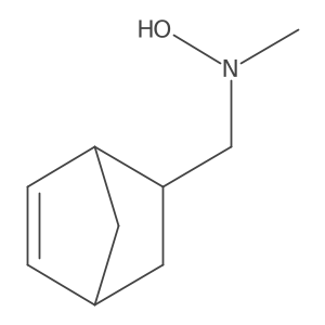 N-({bicyclo[2.2.1]hept-5-en-2-yl}methyl)-N-methylhydroxylamine Structure