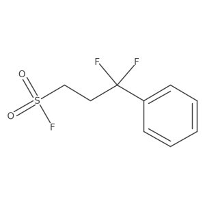 3,3-Difluoro-3-phenylpropane-1-sulfonyl fluoride结构式