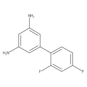 2',4'-Difluoro-[1,1'-biphenyl]-3,5-diamine结构式