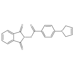 1,3-dioxo-2,3-dihydro-1H-isoindol-2-yl 4-(2,5-dihydro-1H-pyrrol-1-yl)benzoate Structure