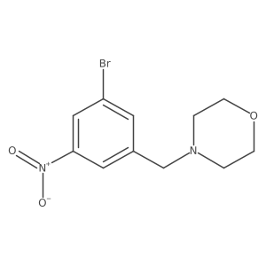 4-[(3-Bromo-5-nitrophenyl)methyl]morpholine Structure