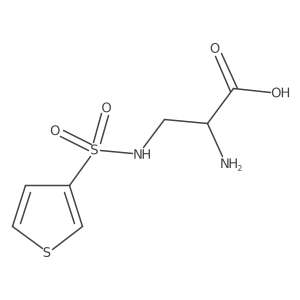 2-Amino-3-(thiophene-3-sulfonamido)propanoic acid Structure