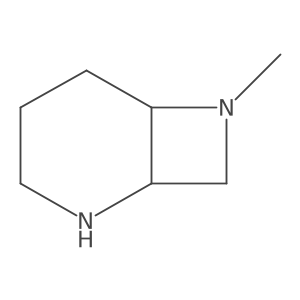 7-Methyl-2,7-diazabicyclo[4.2.0]octane结构式