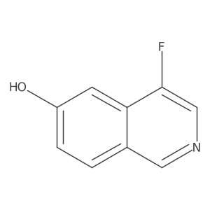 4-fluoroisoquinolin-6-ol结构式