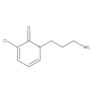 1-(3-Aminopropyl)-3-chloro-1,2-dihydropyridin-2-one结构式