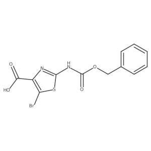 2-{[(Benzyloxy)carbonyl]amino}-5-bromo-1,3-thiazole-4-carboxylic acid Structure