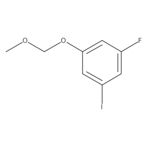1-Fluoro-3-iodo-5-(methoxymethoxy)benzene Structure