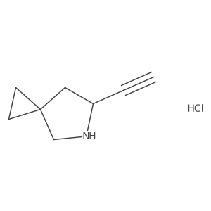 6-Ethynyl-5-azaspiro[2.4]heptane hydrochloride结构式
