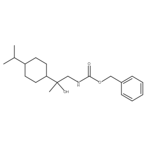 benzyl N-{2-hydroxy-2-[4-(propan-2-yl)cyclohexyl]propyl}carbamate Structure