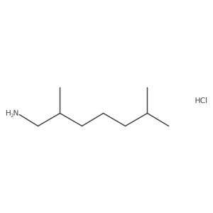 2,6-Dimethylheptan-1-amine hydrochloride结构式