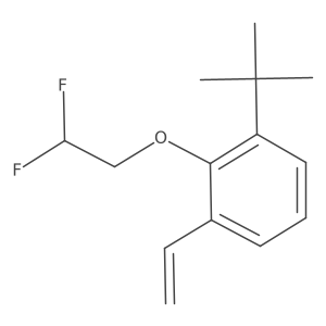 1-(tert-Butyl)-2-(2,2-difluoroethoxy)-3-vinylbenzene Structure