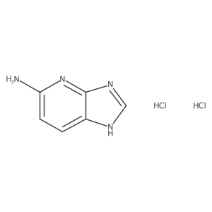 1H-Imidazo[4,5-b]pyridin-5-amine;dihydrochloride结构式