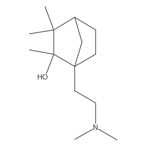 (1S,2R,4R)-1-(2-(Dimethylamino)ethyl)-2,3,3-trimethylbicyclo[2.2.1]heptan-2-ol Structure