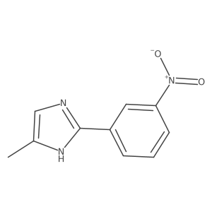 5-methyl-2-(3-nitrophenyl)-1H-imidazole Structure