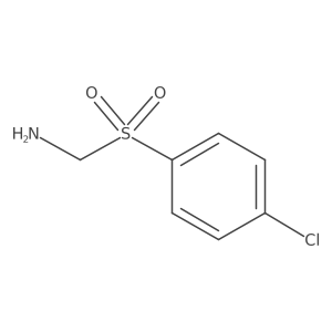 ((4-Chlorophenyl)sulfonyl)methanamine结构式