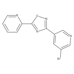 3-(5-Bromo-pyrid-3-yl)-5-(2-pyridyl)-1,2,4-oxadiazole Structure