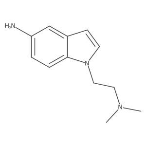 1-[2-(dimethylamino)ethyl]-1H-indol-5-amine结构式