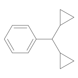(Dicyclopropylmethyl)benzene结构式
