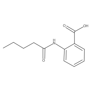 N-pentanoylanthranilic acid Structure