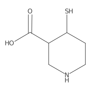 cis-4-Mercaptonipecotic acid结构式