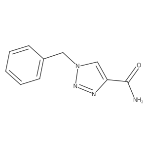 1-benzyl-1H-1,2,3-triazole-4-carboxamide结构式