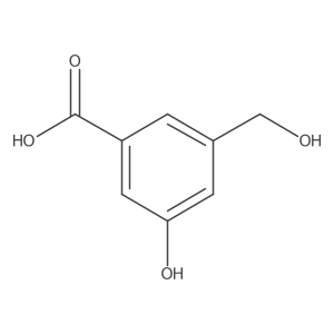 3-Hydroxy-5-hydroxymethyl-benzoic acid Structure