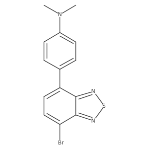 4-(7-Bromo-2,1,3-benzothiadiazol-4-yl)-N,N-dimethylbenzenamine Structure