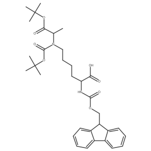 Fmoc-L-CEL(OtBu)(Boc)-OH Structure