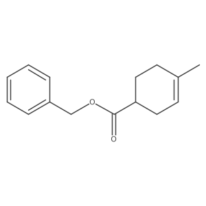 Phenylmethyl (1R)-4-methyl-3-cyclohexene-1-carboxylate Structure