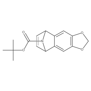 tert-Butyl 5,8-dihydro-5,8-epiminonaphtho[2,3-d][1,3]dioxole-10-carboxylate Structure