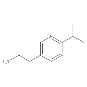 2-[2-(Propan-2-yl)pyrimidin-5-yl]ethan-1-amine Structure