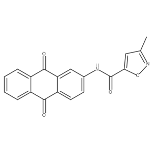 N-(9,10-dioxo-9,10-dihydroanthracen-2-yl)-3-methylisoxazole-5-carboxamide Structure