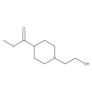 Methyl 1-(2-hydroxyethyl)piperidine-4-carboxylate Structure