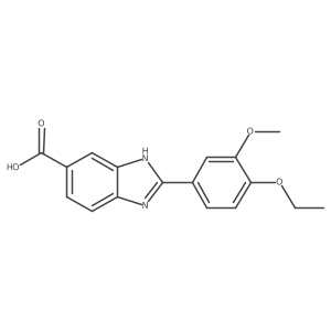 2-(4-Ethoxy-3-methoxyphenyl)-1H-benzo[d]imidazole-6-carboxylic acid Structure
