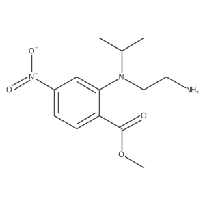 Methyl 2-((2-aminoethyl)(isopropyl)amino)-4-nitrobenzoate Structure