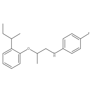 N-{2-[2-(Sec-butyl)phenoxy]propyl}-4-fluoroaniline Structure