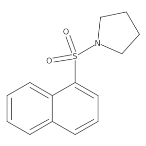 1-(Naphthalene-1-sulfonyl)-pyrrolidine Structure