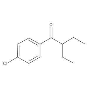 1-(4-Chlorophenyl)-2-ethylbutan-1-one Structure