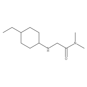 2-((4-Ethylcyclohexyl)amino)-N,N-dimethylacetamide结构式