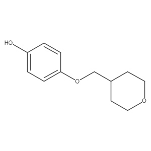 4-(Oxan-4-ylmethoxy)phenol结构式