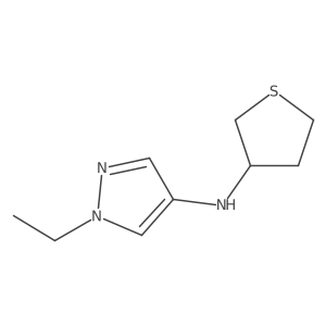 1-ethyl-N-(thiolan-3-yl)-1H-pyrazol-4-amine Structure