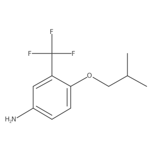 4-Isobutoxy-3-trifluoromethylphenylamine结构式