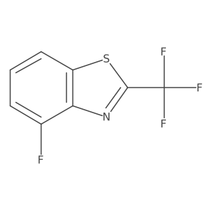 4-Fluoro-2-(trifluoromethyl)benzo[d]thiazole Structure