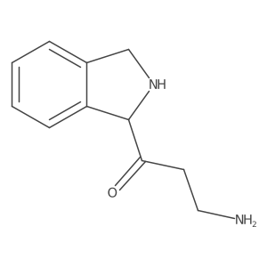 3-Amino-1-(2,3-dihydro-1H-isoindol-1-yl)-1-propanone Structure