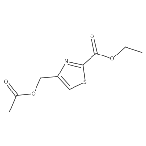 Ethyl 4-(acetoxymethyl)thiazole-2-carboxylate Structure