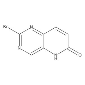 2-Bromopyrido[3,2-d]pyrimidin-6(5H)-one结构式