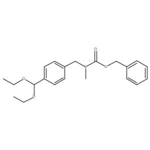 Benzyl 4-(diethoxymethyl)benzyl(methyl)carbamate Structure