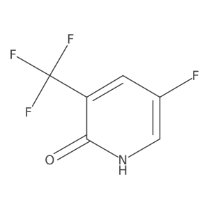 5-Fluoro-2-hydroxy-3-(trifluoromethyl)pyridine结构式