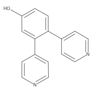 3,4-Di-4-pyridinylphenol Structure